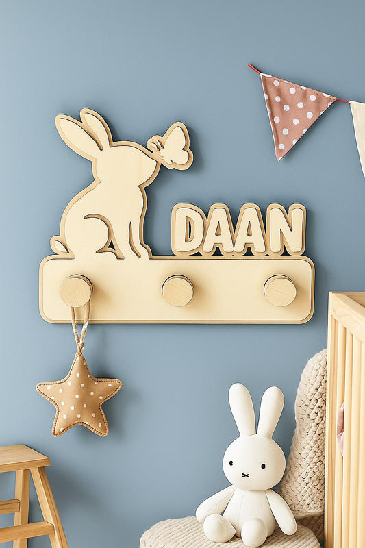 Kinderkapstokje Konijn